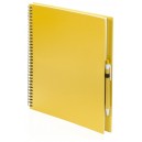 "Tecnar" jegyzetfüzet , sárga