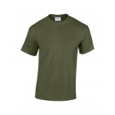 GILDAN® HEAVY COTTON kereknyakú póló  185gr, Military green, 