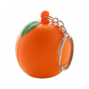 "Fruty" antistressz kulcstartó , narancs