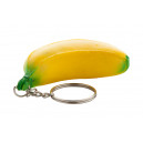 "Fruty" antistressz kulcstartó , banán