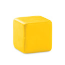 Kocka alakú PU stresszoldó, sárga