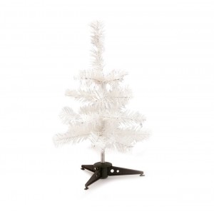 Pines karácsonyfa , fehér
