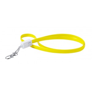 Doffer USB Type-C nyakpánt , sárga