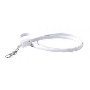 Doffer USB Type-C nyakpánt , fehér