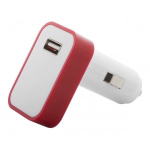 Waze USB-s autós szivargyújtó , piros