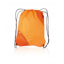 Fiter zsinórral összehúzható hátizsák, narancssárga