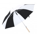 Korlet esernyő , fekete-fehér