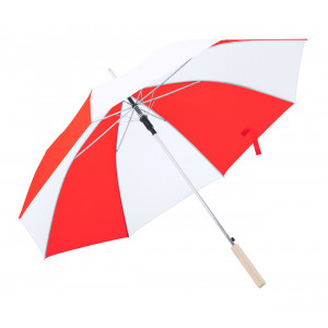 Korlet esernyő , piros-fehér