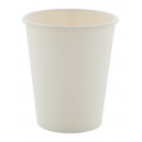 Papcap M papír pohár, 240 ml , fehér