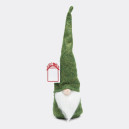  Karácsonyi manó kalappal, zöld