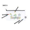 Thurman RPET színezős tolltartó , fehér