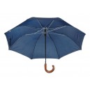 "Stansed" összecsukható fanyelű esernyő , Kék