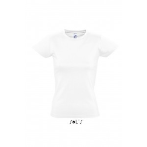 Sols Imperial  női kereknyakú póló 190gr. White