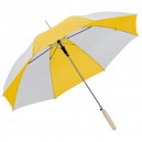 Kétszínű esernyő, sárga-fehér