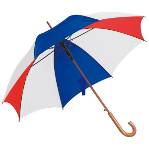  Favázas automata esernyő, piros- fehér-kék