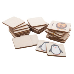 Fa  memóriajáték 8 féle mintával