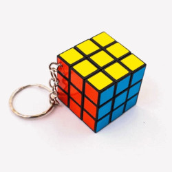 Rubik kocka kulcstartóval Rubik kocka kulcstartóval