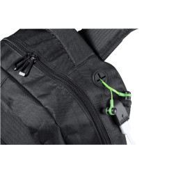 Silvio vízálló  hátizsák laptop 15" és tablettartó 10" rekesszel , fekete