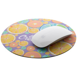 Kör alakú szublimációs egérpad, fehér
