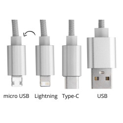 Scolt USB töltőkábel , piros