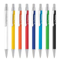 Alumínium golyóstoll gumírozott felülettel