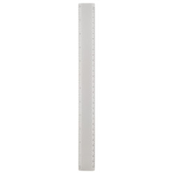 30 cm-es alumínium vonalzó gravírozható felülettel.