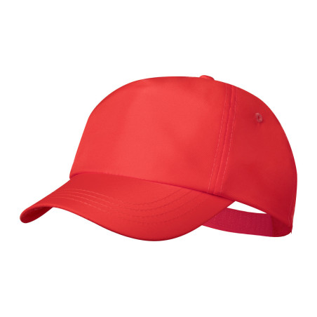 Maddux RPET 5 paneles baseball sapka  , piros