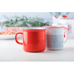 Woodstock Subo vintage szublimációs bögre 300ml , piros Woodstock Subo vintage szublimációs bögre 300ml , piros