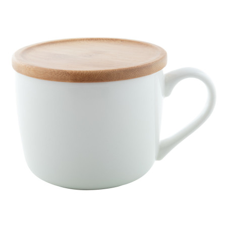 Athena porcelán bögre 400ml, fehér