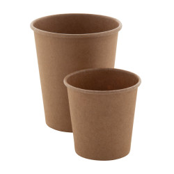 Papcap M papír pohár 240 ml , bézs Papcap M papír pohár 240 ml , bézs
