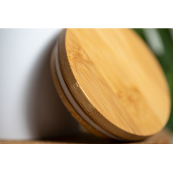 Borgen kerámia bögre 370 ml bambusz fedéllel | Promotion Studio