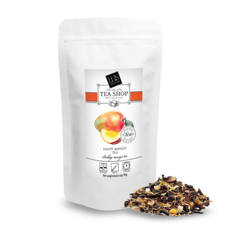 Boldog mangó tasakos tea