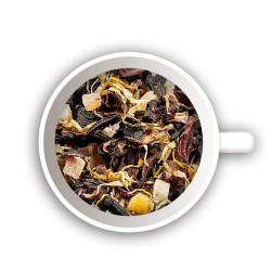 Boldog mangó tasakos tea