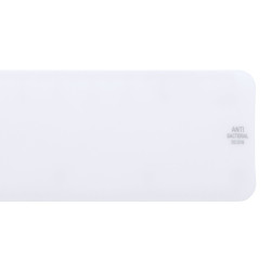 Clelin 30cm antibakteriális vonalzó , fehér