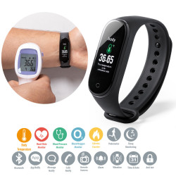 Tempor többnyelvű, bluetooth okosóra , fekete Tempor többnyelvű, bluetooth okosóra , fekete