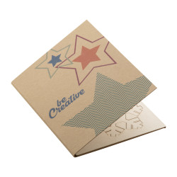 Creax Eco üdvözlőlap, hópehely