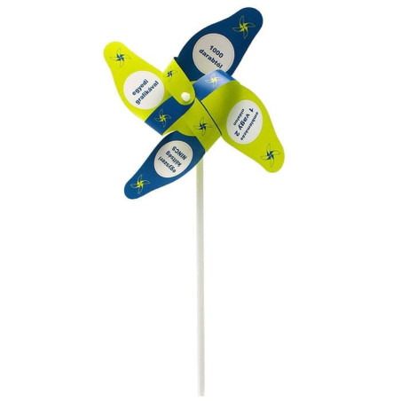 Reklám szélforgó egyedi grafikával