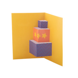 3D karácsonyi képeslap, ajándékdoboz 3D karácsonyi képeslap, ajándékdoboz