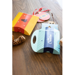 CreaBox Pillow Xmas S doboz , fehér CreaBox Pillow Xmas S doboz , fehér