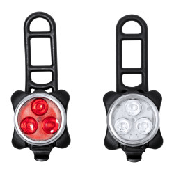 Bilux USB újratölthető kerékpárlámpa szett | LED világítás