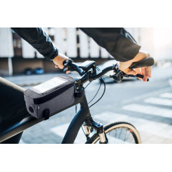 Shimana RPET kerékpáros mobiltartó táska , szürke
