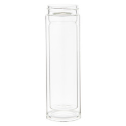 Andina üveg termosz 420ml, átlátszó