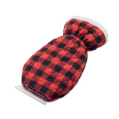 Steppelt jégkaparó kesztyű , piros