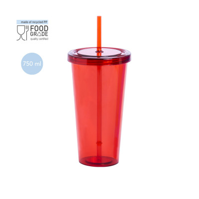 Combler pohár 750ml , piros Combler pohár 750ml , piros