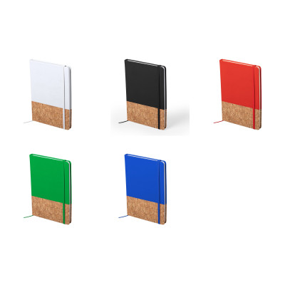 Purroc A5 jegyzetfüzet sima lapokkal , fehér