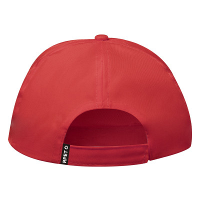 Maddux RPET 5 paneles baseball sapka  , piros