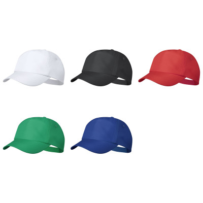 Maddux RPET 5 paneles baseball sapka  , piros