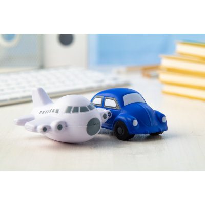 "Jetstream" repülő alakú stresszoldó, fehér "Jetstream" repülő alakú stresszoldó, fehér