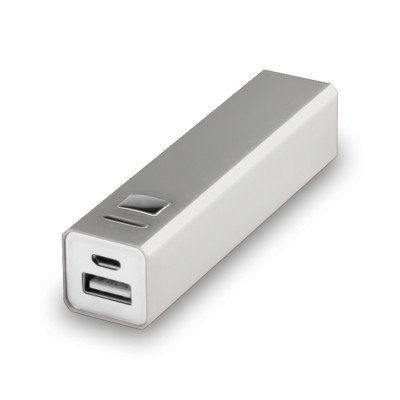 Blazur USB power bank 2200 mAh , ezüst Blazur USB power bank 2200 mAh , ezüst