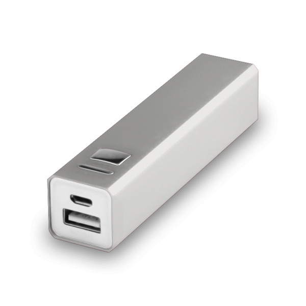 Blazur  USB power bank 2200 mAh	, ezüst